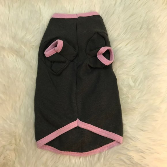 ***SALE***NWOT Custom Rhinestone/stud Lucky Horseshoe Doggie Tee - Picture 3 of 6